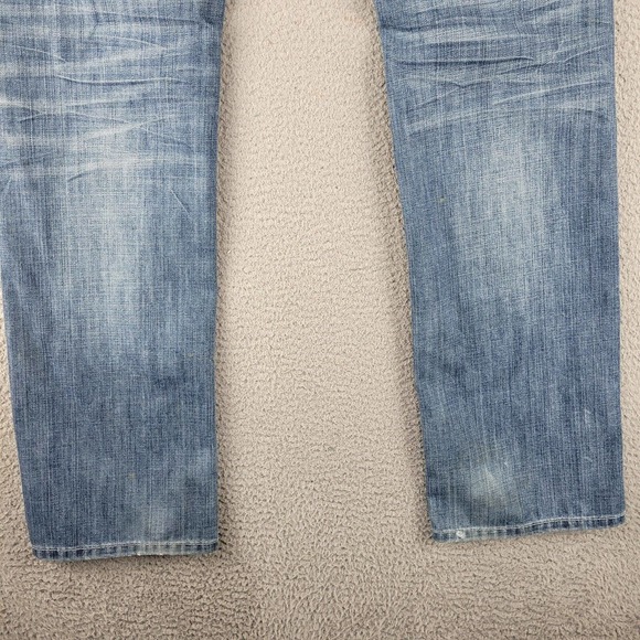 Buffalo David Bitton Jeans Mens 29x32 Blue Denim THRASHED Grunge Distressed - Picture 13 of 16